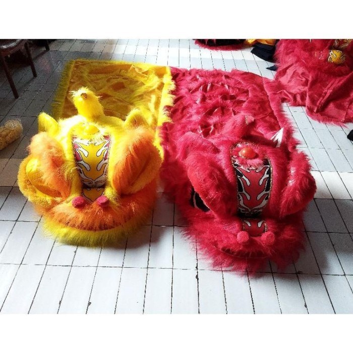 Terbaru BARU BARONGSAI ANAK DEWASA MATA NYALA KEDIP KOSTUM BARONGSAI TERLARIS