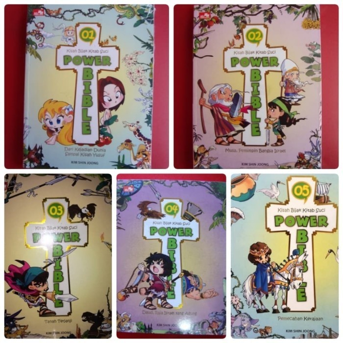 

Buku Power Bible Kisah Bijak Kitab Suci 1 sd 10 Baru Se