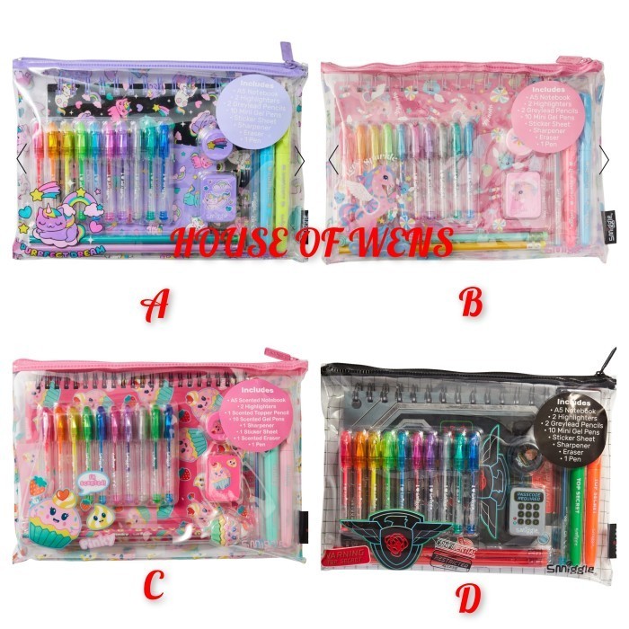 

SMIGGLE ICONS ESSENTIAL A5 STATIONERY GIFT PACK ORIGINAL