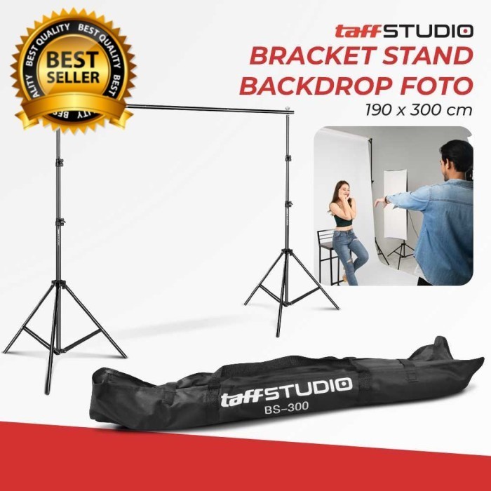 BRACKET STAND BACKDROP FOTO STUDIO TRIPOD TIANG BACKDROP FOTO STUDIO