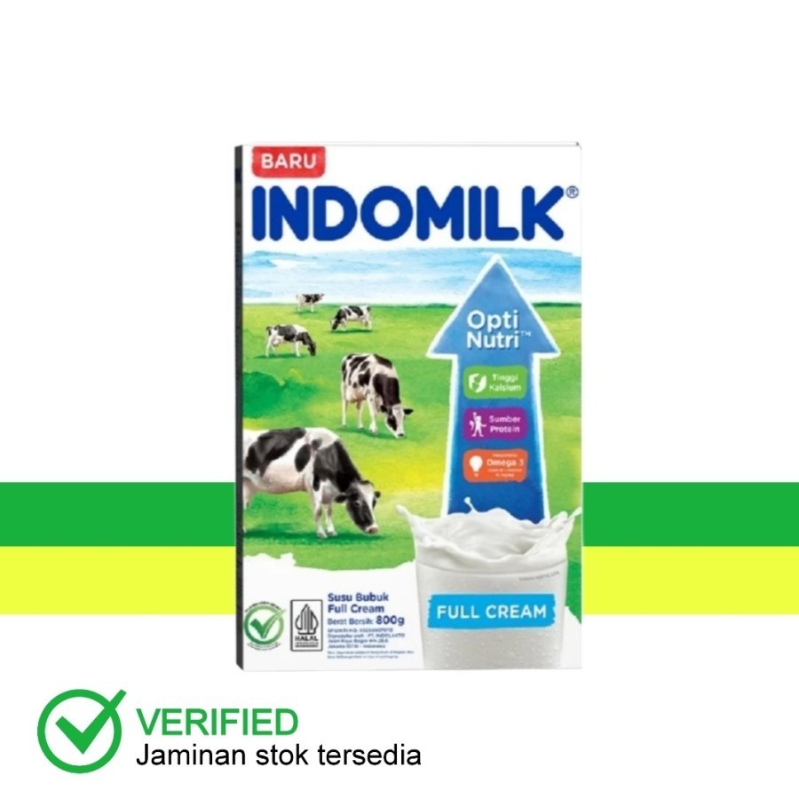

INDOMILK Instan Plain Susu Bubuk Full Cream 800 g