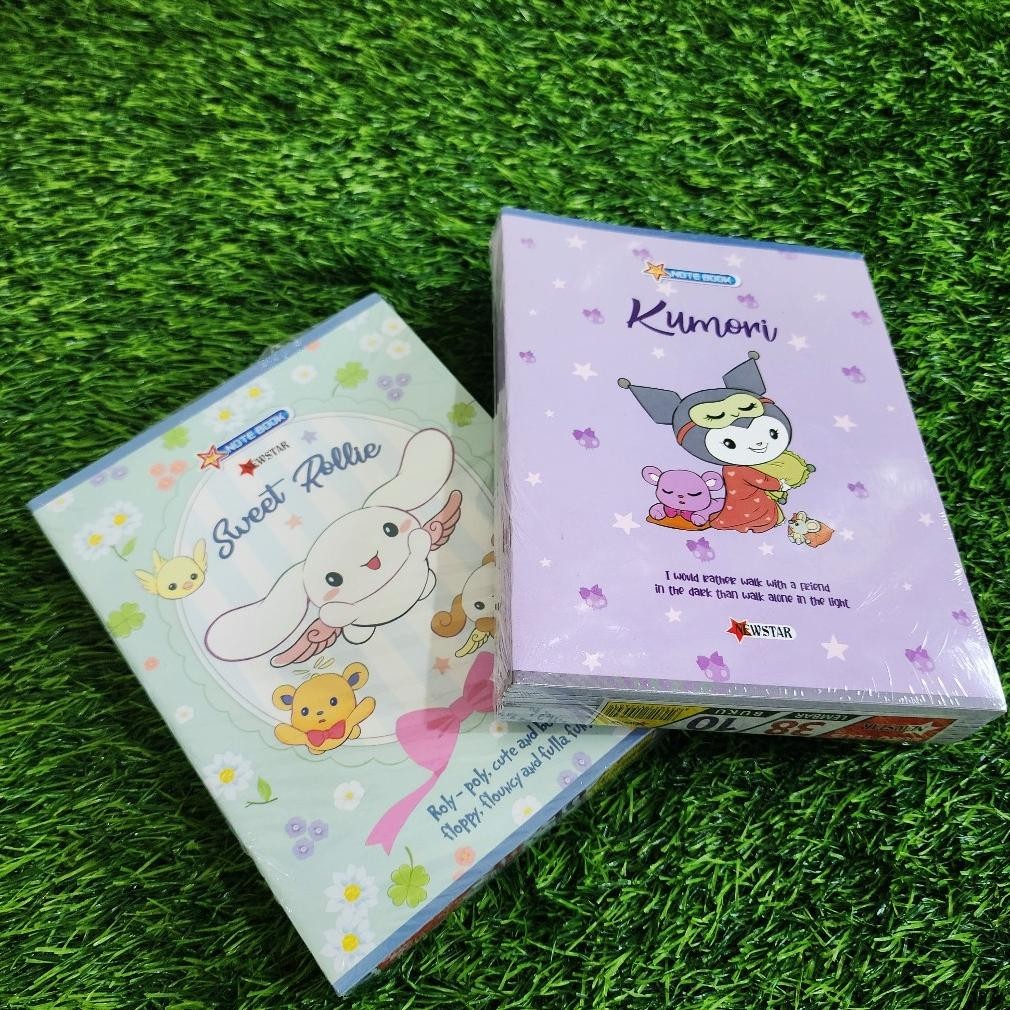 

[Promo][Cod][Gratis Ongkir] Buku Tulis Newstar 38 Lembar Karakter Lucu Kuromi Cinnamorol Isi 10