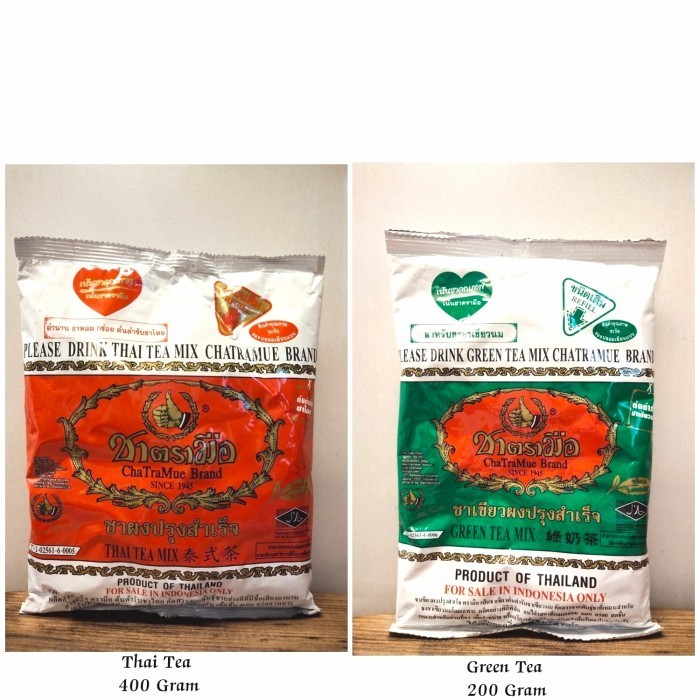 

Terlaris Thai Tea Chatramue 400gr Terlaris SALE