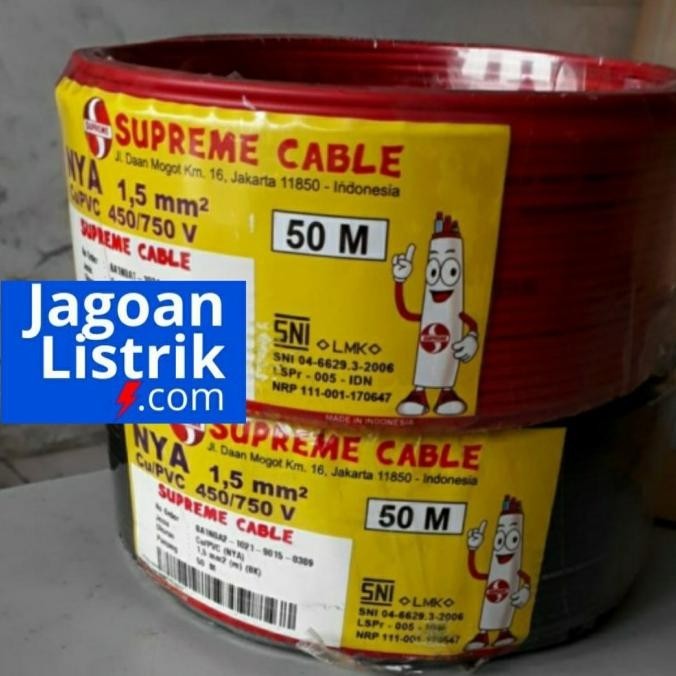 Kabel NYA 1.5 mm Supreme NYA 1,5 mm 1 Roll 50 meter Supreme