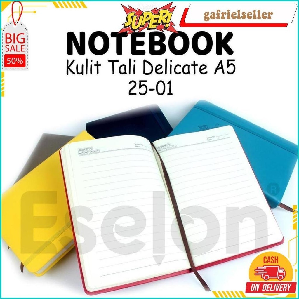 

DIARY NOTEBOOK TALI A5 25-01 / NOTEBOOK+TALI OFFICE A5 DELICATE TERLARIS