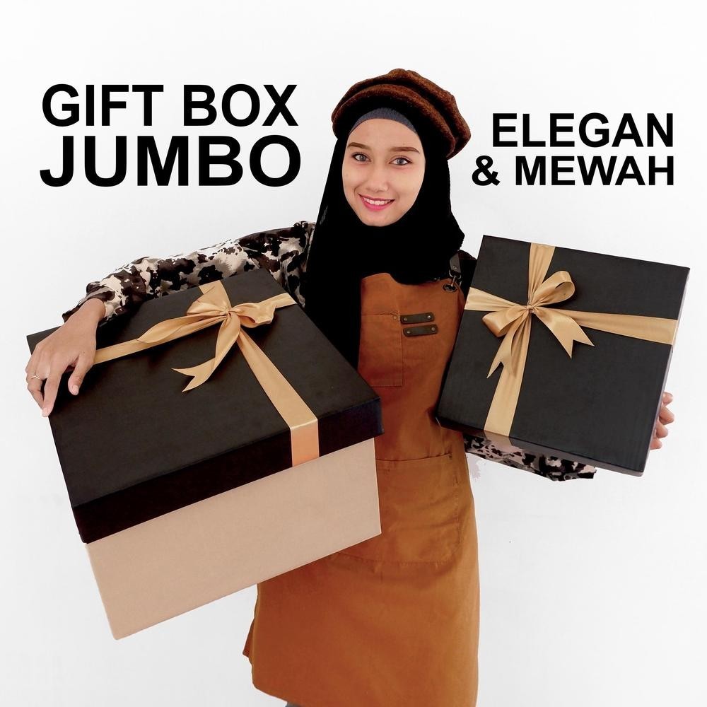 

KOTAK KADO BERPITA JUMBO / BUNGKUS HAMPER / PACKAGING HADIAH / HAMPERS BOX / UNIK GONI AESTETIC BISA COD