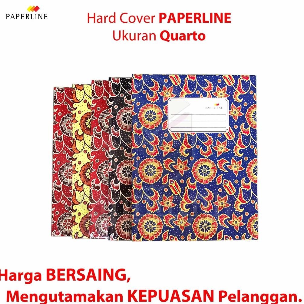 

BUKU HARD COVER PAPERLINE QUARTO ISI 300 LEMBAR / BUKU AKUTANSI LAPORAN KUARTO / KWARTO PPL 300 LBR COD