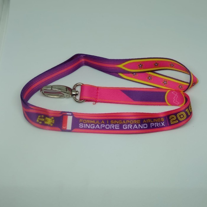 

Lanyard Formula Racing Singapore Grand Prix Bisa Satuan Custom Request