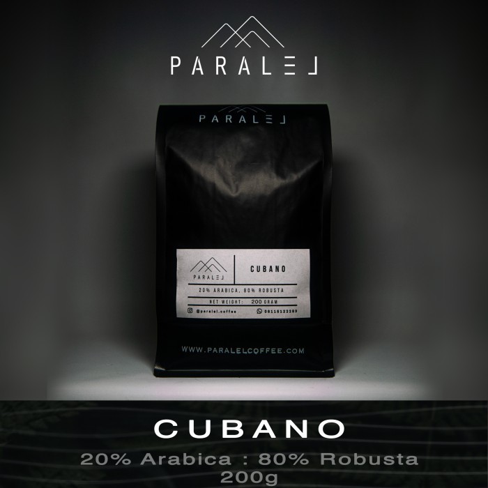 

Cubano 80% Robusta : 20% Arabica 200G Coffee Beans Biji Kopi