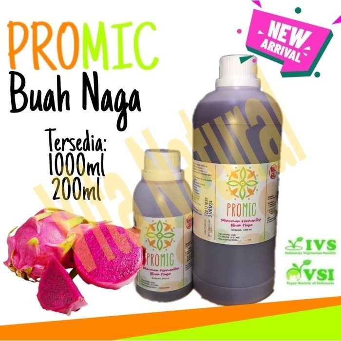 PROMIC PROBIOTIK BUAH NAGA 200 ML / STARTER / BIANG