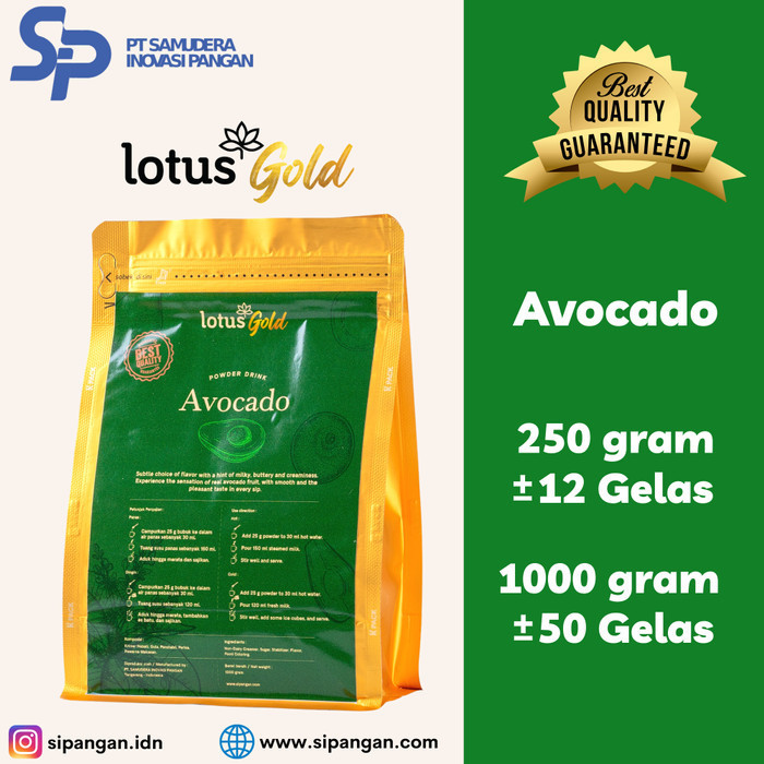 

Lotus Avocado Powder - Bubuk Numan Rasa Alpukat