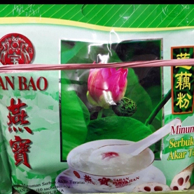 

Yan Bao Bubuk Akar Teratai(Tepung Yan Bao Lotus Root Powder) Isi 10