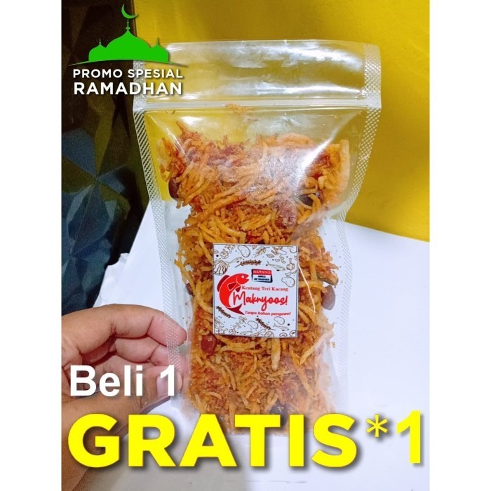 

Beli 1 Gratis 1 Kentang Mustofa Maknyoos!! Kentang Teri Kacang