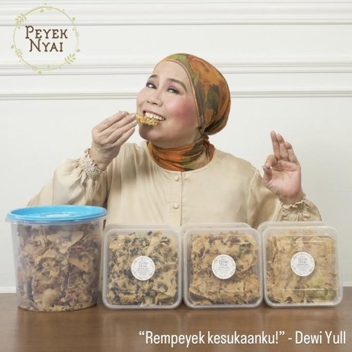 

Rempeyek Peyek Nyai Kedelai Hitam (Large) Non Cod