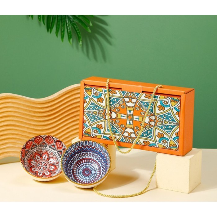 ,,,,,,,] Ceramic Bowl Set / Alat Makan Mangkok Sup Keramik Hampers custom bohe