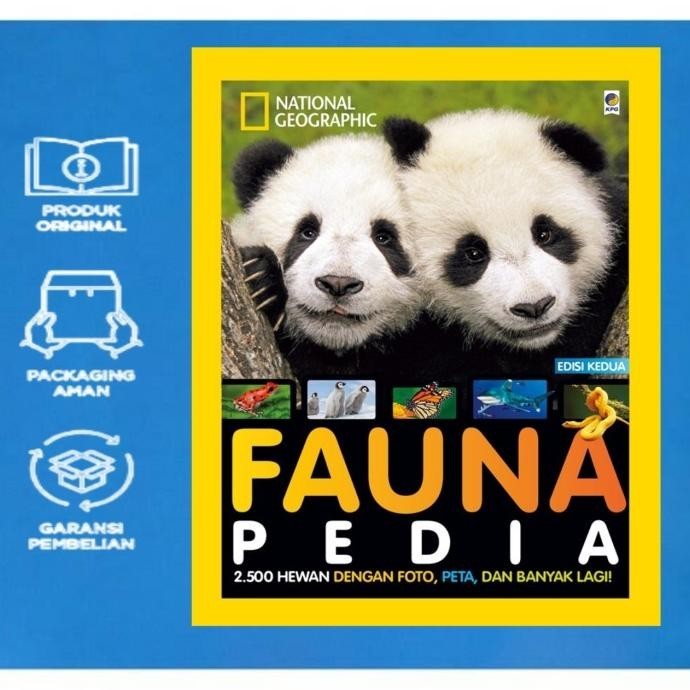 [Ready Stock] Buku Anak Seri National Geographic - Fauna Pedia