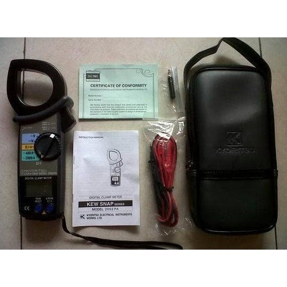 Kyoritsu 2002Pa Tang Ampere Digital / Clamp Meter 2002 Pa Ori
