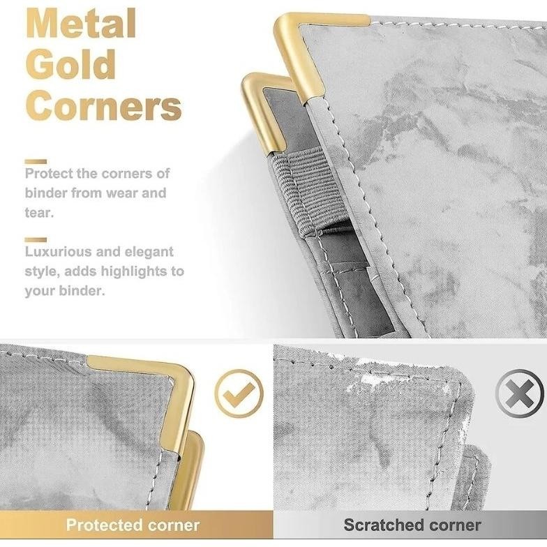 

Okk-1520 A6 Binder Kulit Motif Marmer Luxury 6 Ring Premium