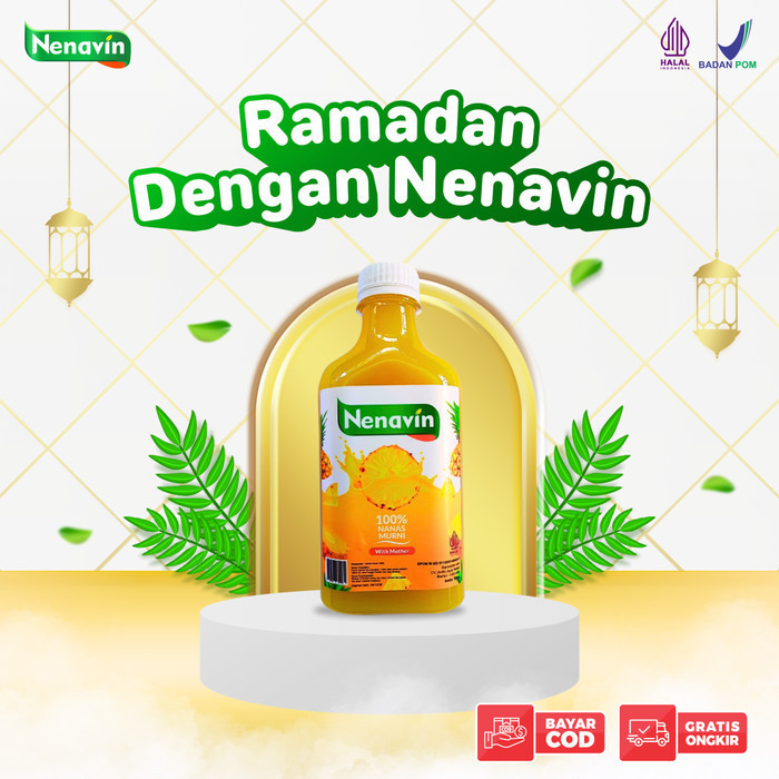 

Cuka Nanas Nenavin Atasi Gula Darah 100% Halal Bpom Original