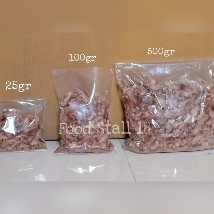 

Katsuobushi 250Gr - Ikan Cakalang Serut 250 Gram / 250 Gr