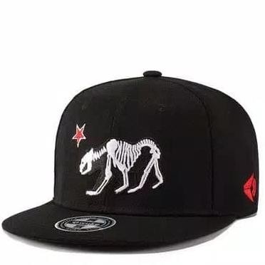 Topi Snapback Animal Skull By Wuke