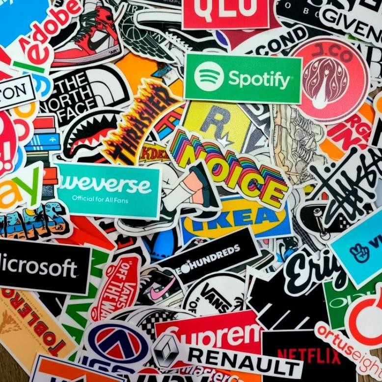 

Sticker Pack Tumblr Aesthetic Brand Hits Nasa Converse Nike Adidas Supreme Champion Deus Waterproof Hiasan Notebook Stiker Laptop Botol Tumbler Case Hp Diy Stiker Lucu Cod