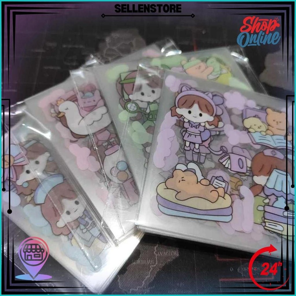 

Stiker Anti Air Box Kecil Lucu Senmu Isi 100 Lembar - Sticker Waterproof Aesthetic By Polarbear.Idn Sale