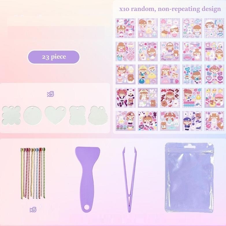 

Lkm328 Stiker Set 5In1 Isi 23Pc Motif Kartun Korea Lucu Anti Air Dekorasi Handbook Scrapbook Diy Waterproof [1Kg 43Pc] Little Kuma Gratis Ongkir