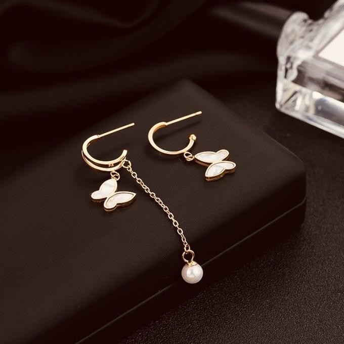 anting kupu titanium panjang/anting kupu keramik titanium anti karat