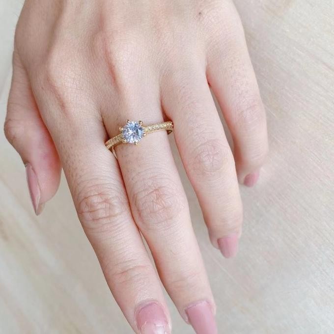 Cincin zircon free size/cincin adjustable zircon impor/cincin permata