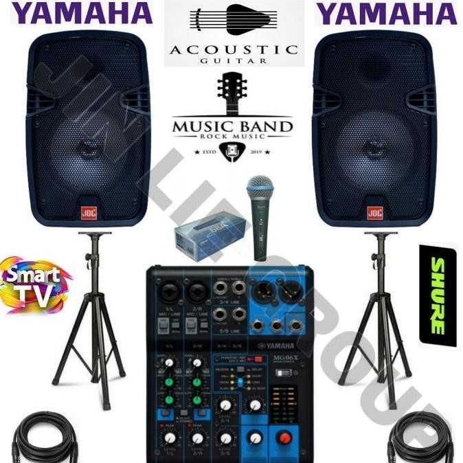 Jual Grosir Paket Sound System Yamaha 6 Channel Speaker Jdl 8 Inch Live Mus