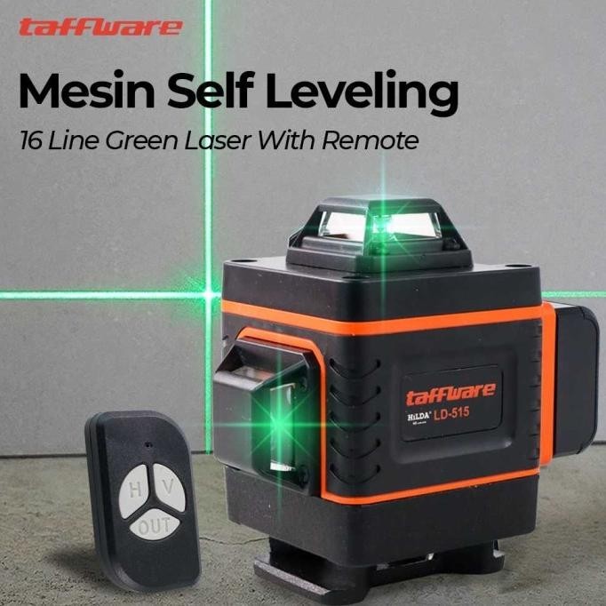 Mesin Laser Level Auto Siku Bangunan 16 Line Self Leveling Leser 3D 4D