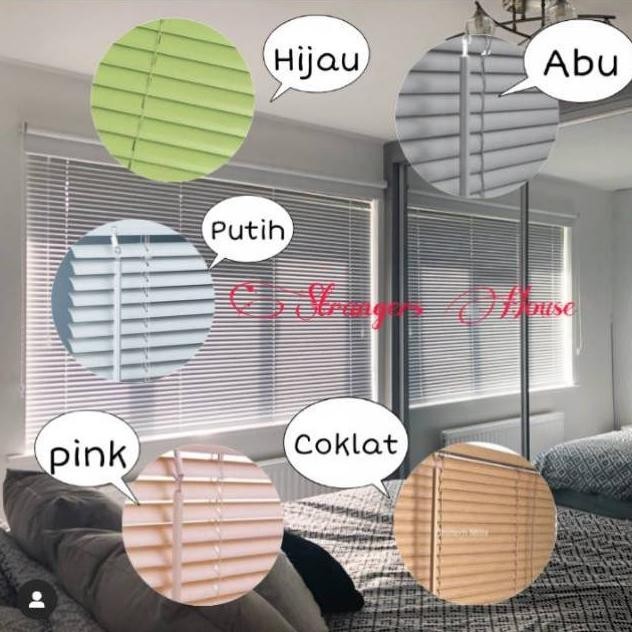 [PROMO] (BISA COD)FORHOME TIRAI GULUNG JENDELA KACA PVC 40x180CM ,60x180CM FORHOME VENETIAN BLIND GO