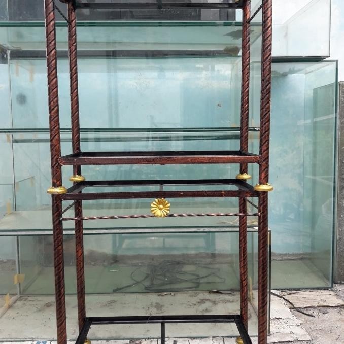 Rak besi aquarium 60x30