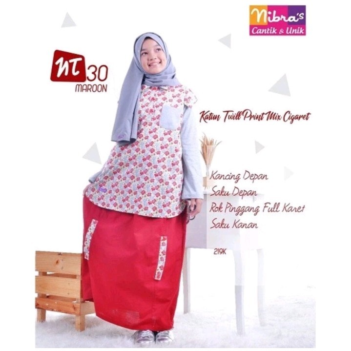 Nibras Setelan Anak Perempuan Nibras Teen Nt30