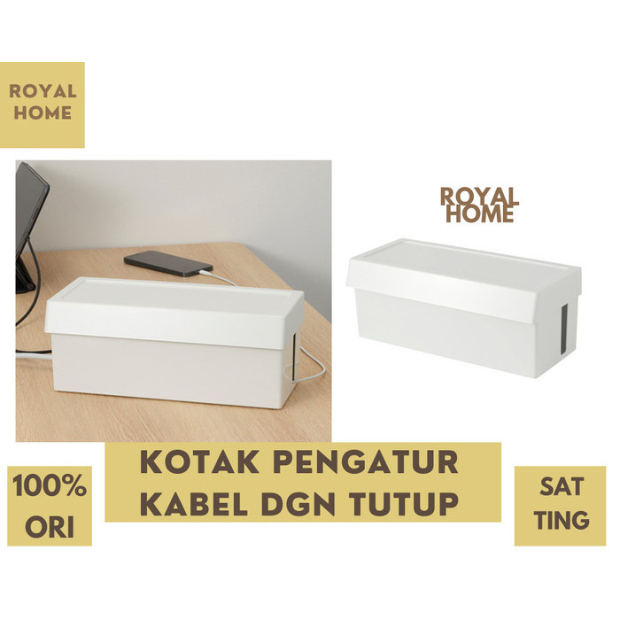 

Kotak Pengatur Kabel Dengan Penutup Cable Management Box With Lid Sati