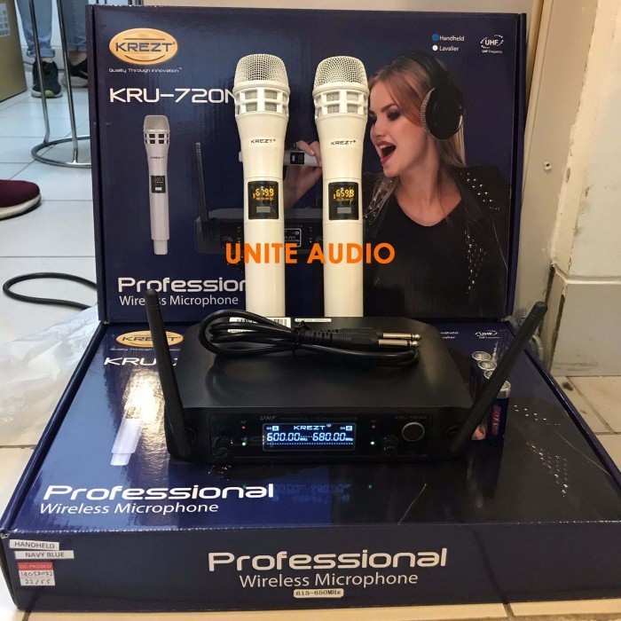 Mic Wireless Krezt Kru 720N Original Krezt Kru720N 720 N