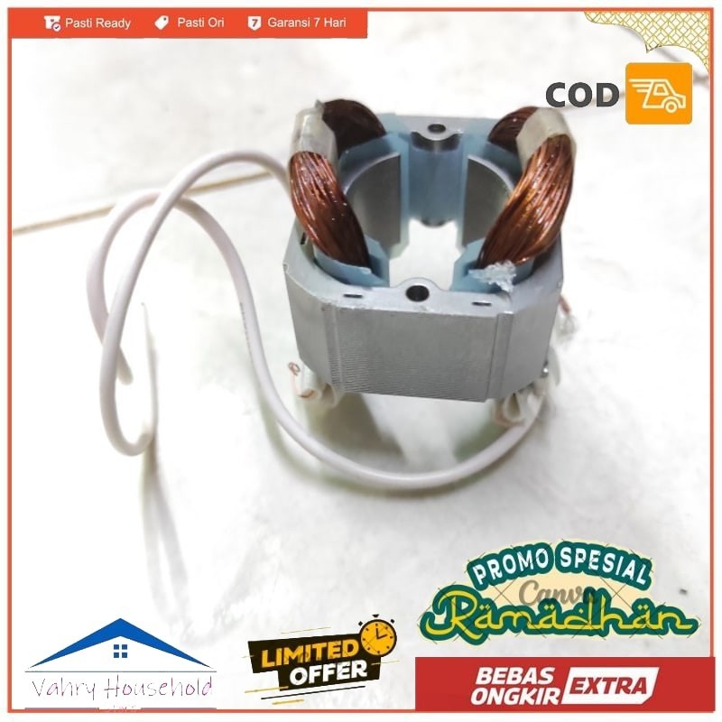 STATOR MESIN MOTOR DINAMO BOLDE HOOVER TURBO VACUUM CLEANER ORI