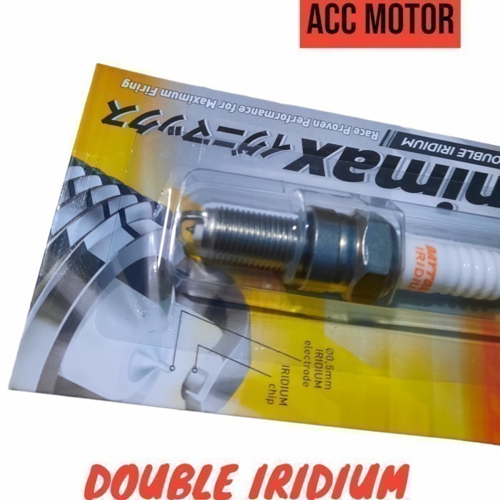 Busi Motor Double Iridium Honda Beat Esp- Genio - Daytona Ignimax 3394