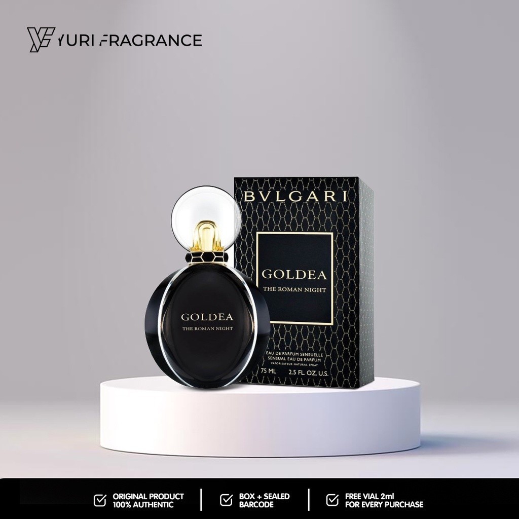 Bvlgari Goldea The Roman Night EDP 75ml Original Box Segel Lengkap