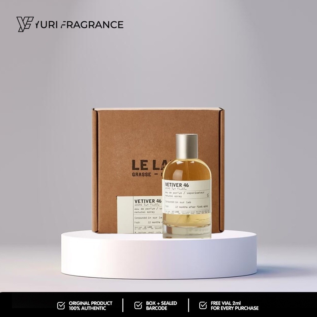Le Labo Vetiver 46 100ml Original Box Segel Lengkap