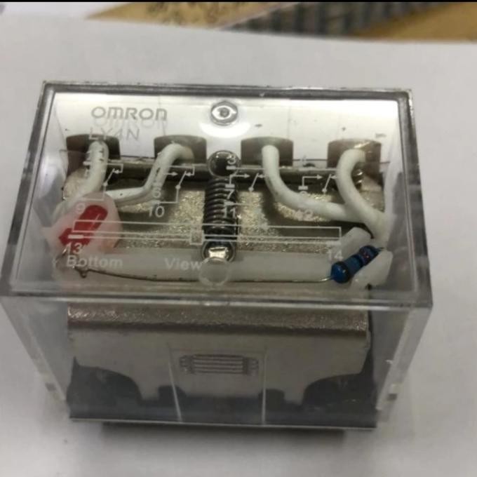 Relay Ly4N 48Vdc+Socket Original Omron Tersedia