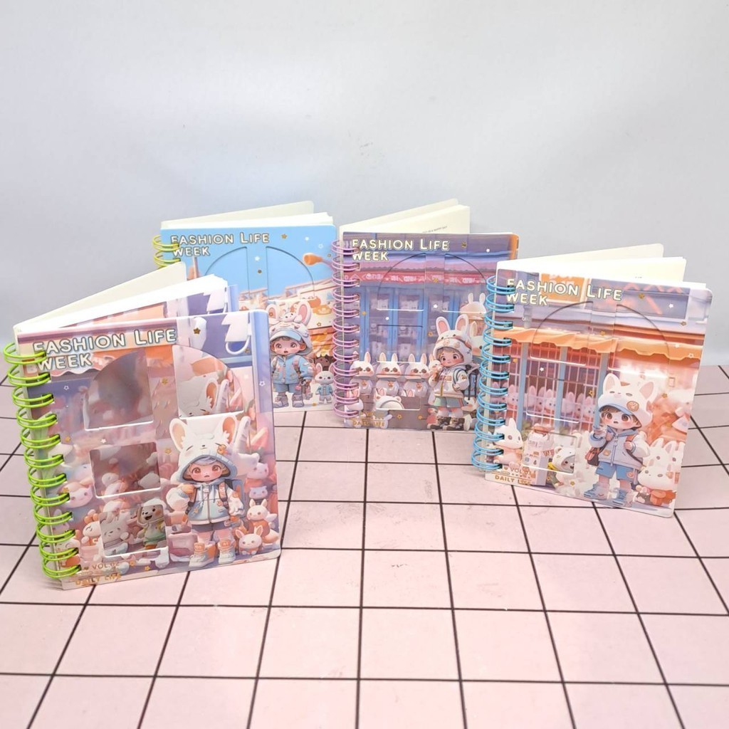 

Notebook Buku Tulis Mini Notes Diary Spiral A7 Depai Timbul Motif Momo Chibi Lucu Aesthetic 70 Lembar untuk Catatan