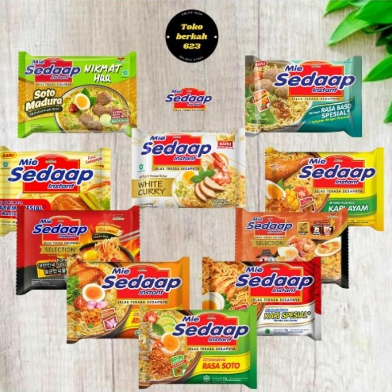 

New Produk Mie Sedaap Kuah All Variant Kuah Soto / Kari / Spicy / Baso / Ayam Bawang .