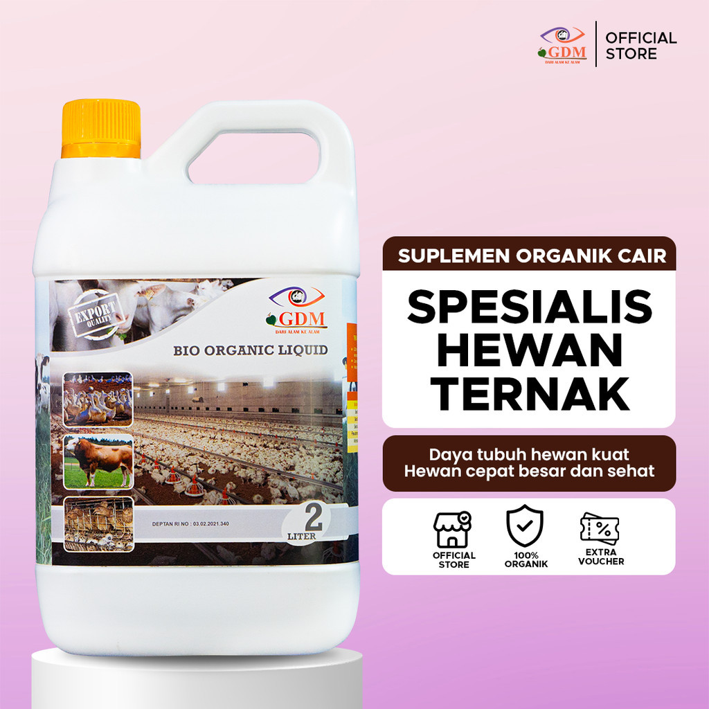 GDM Suplemen Organik Untuk Peternakan 2 Liter