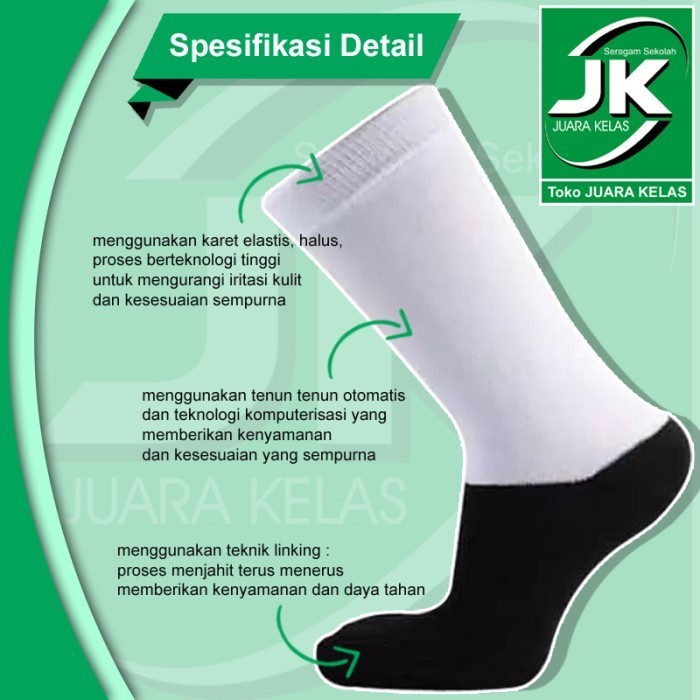 

CUCI GUDANG Kaos Kaki Sekolah "SD" - Kaus Kaki Pria Wanita - Perlengkapan Sekolah