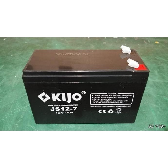 Aki kering battery baterai vrla MF kijo 12v 12 v 7ah 7 ah