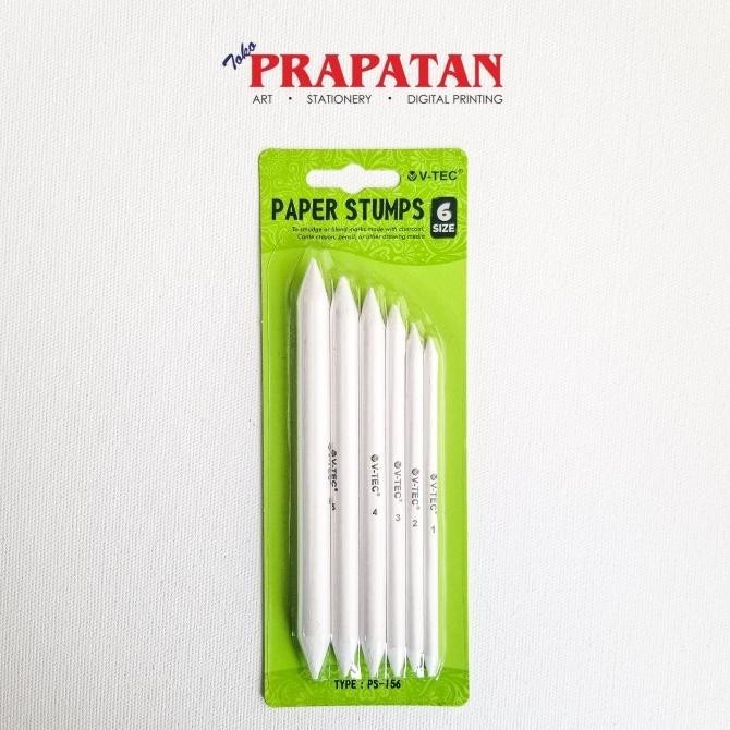 Paper stump / Dusel / Tortilon / Paper Pencil V-TEC (set 6 pcs)