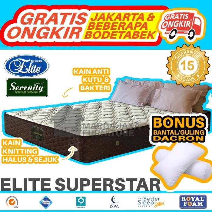 Kasur Springbed Elite Superior 160 Cm.Serenity