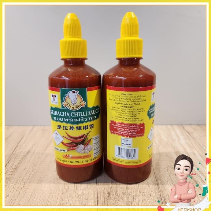 

THAI BOY SRIRACHA CHILI SAUCE 515 GR SAUS CABE MEDIUM HOT / sambal sriracha